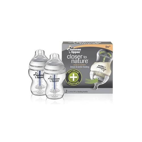 Biberons Twin Pack Anticoliques 260ml Tommee Tippee