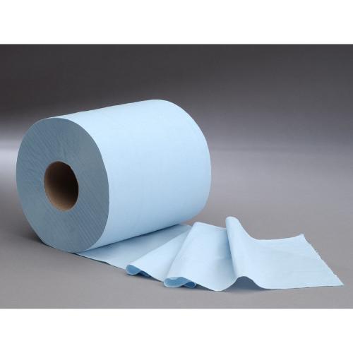Bobine papier bleue gaufrée type 1000 feuilles. Lot de...