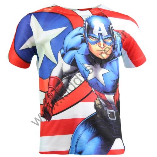12x T-shirts Captain America du 2 au 8 ans
