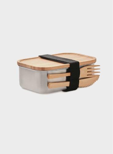 Lunch box ⎮ Acier inoxydable & Bambou